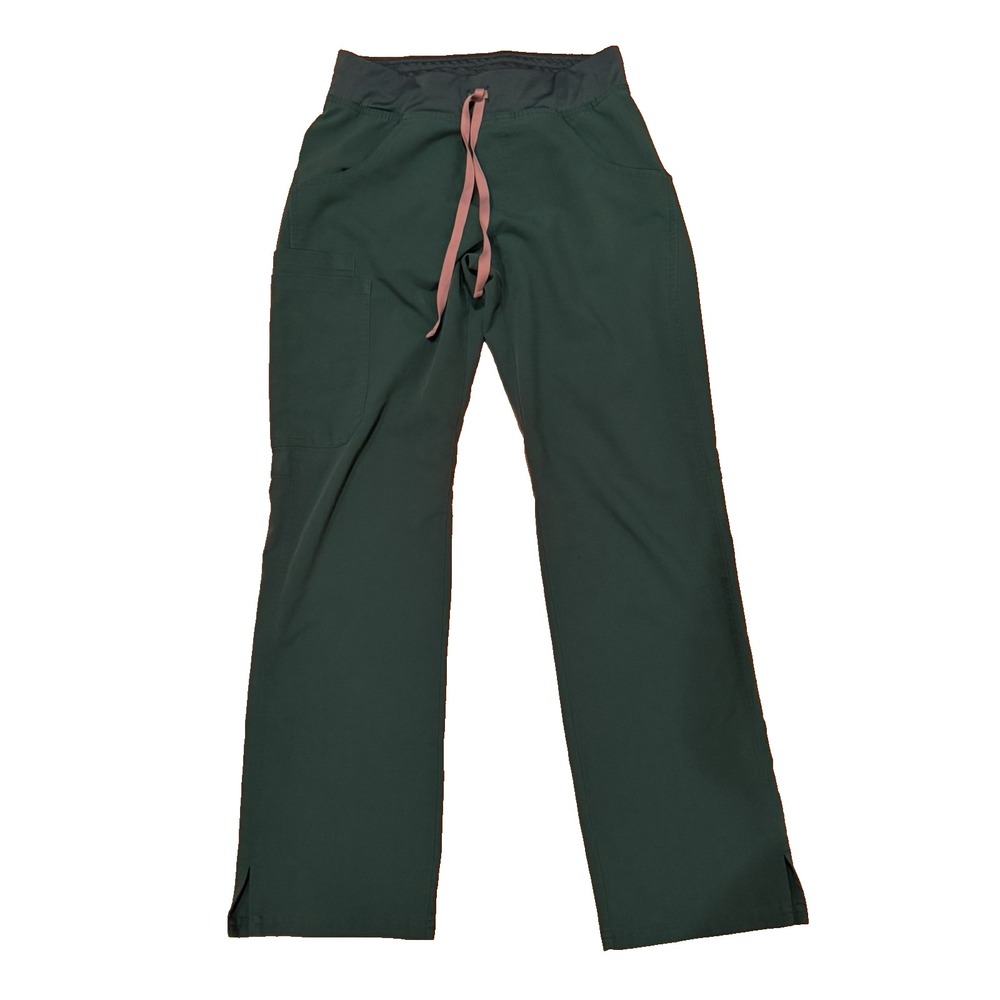FIGS Women's Size XS Kade Cargo Scrub Pants Hunter Green